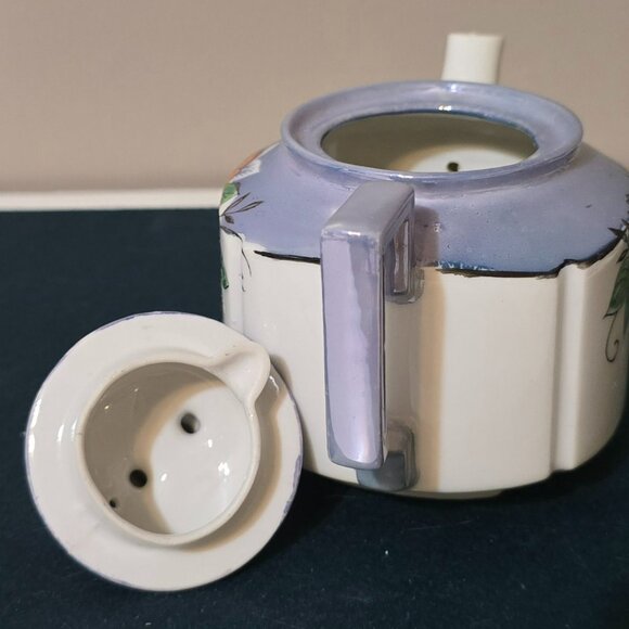 Vintage Lustreware Hand Painted Tea Pot. Made In Japan. - Picture 5 of 8